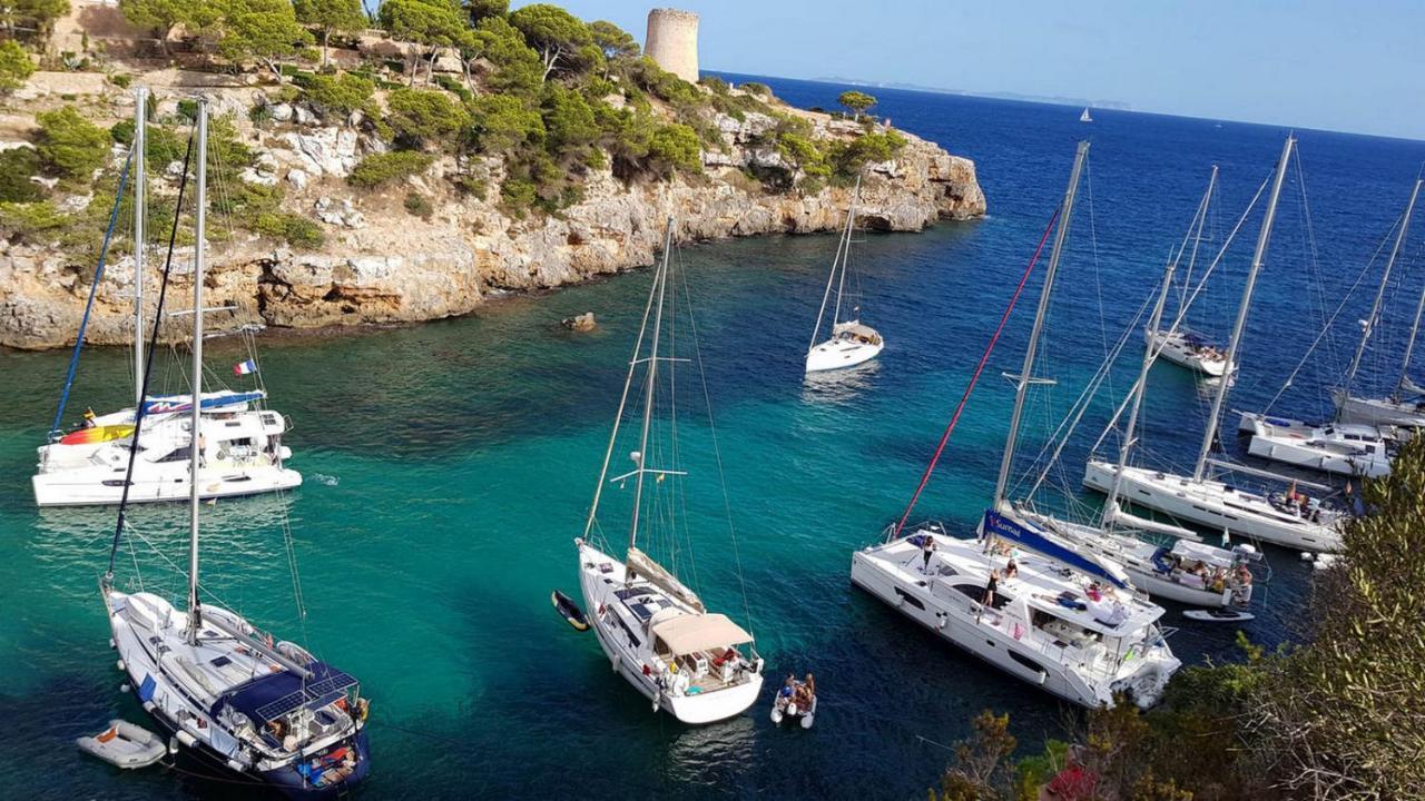 * Casa del Diamante - Meer- und Buchtblick VILLA * Cala Pi  Exterior foto